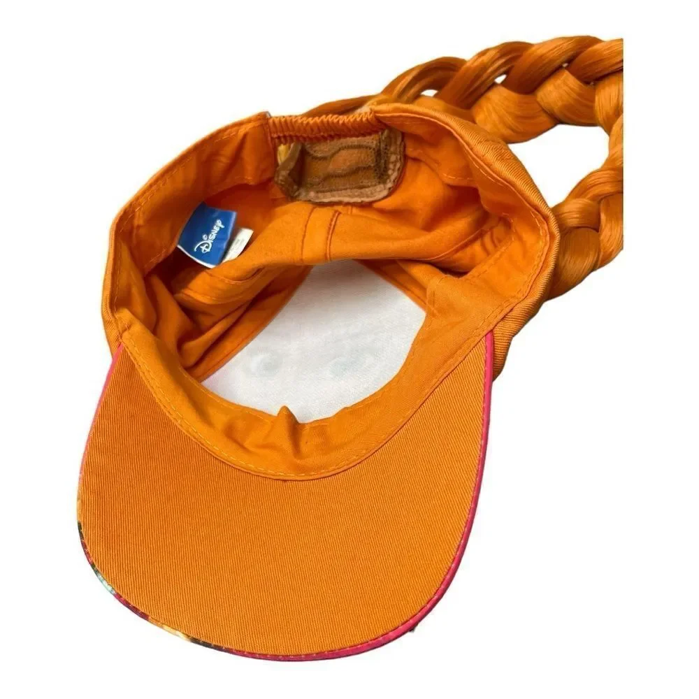 Disney Kids Girls Frozen Anna Adjustable Baseball Cap with Ponytail